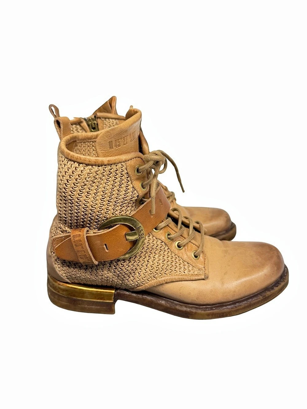 A.S.98 Brown Combat Boots US 8